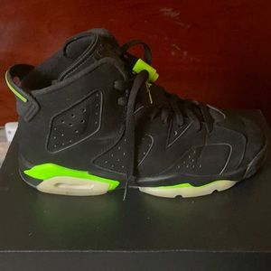 electric green jordan 6